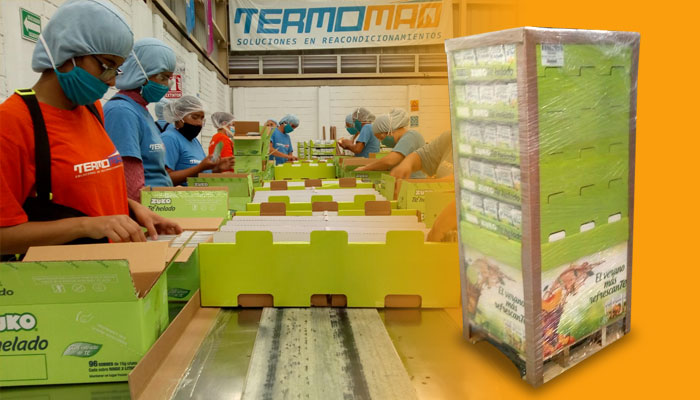 armado y llenado de exhibidores - termomaq